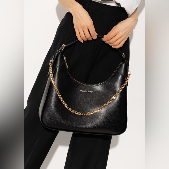 New Michael Kors Large Wilma Black Shoulder Bag - Picture 12 of 12